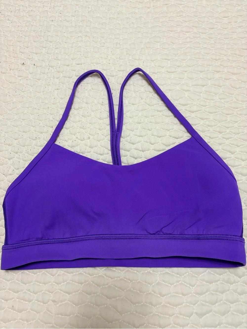 lululemon Flow Y Bra in Atomic Purple